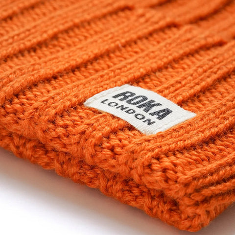 Burnt Orange Beanie Hat