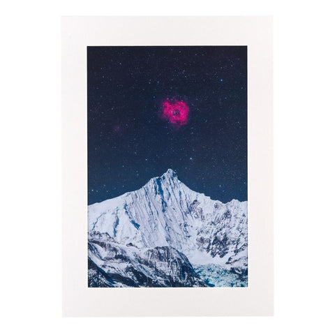 A3 Print Photograph 'The Rose Bestowed Upon the Mountain by the Universe'