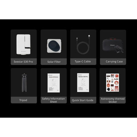 ZWO Seestar S30 Pro All-in-One Smart APO Telescope & Tripod
