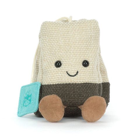 Jellycat Steepy Teabag plush toy front facing