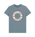 Stone Blue t-shirt with Cutty Sark London life ring design on the front