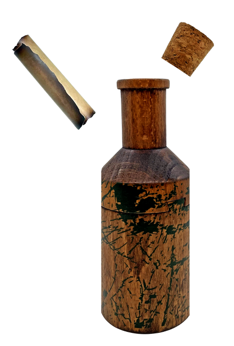 Message in a Bottle Wooden Puzzle