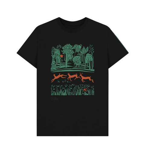 Black Greenwich Park design t-shirt