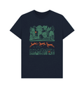 Navy Blue  Greenwich Park Printed T-shirt 