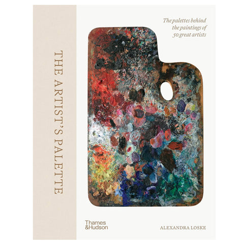 Book cover of 'The Artist's Palette' with a colourful palette design 