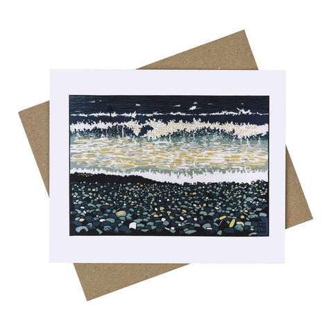 Traeth Borth Greetings Card