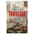 Trafalgar battle and aftermath book cover featuring the painting by Turner
