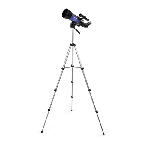 Telescope on an extended tripod 