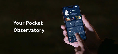 Smartphone screen showing Seestar S30 application display