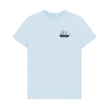 Sky Blue Printed T-shirt Front