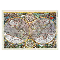 100 Pieces Antique Map of the World Jigsaw