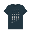 Denim Blue Printed T-shirt Front