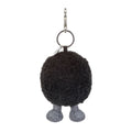 black hole plush bag charm, back