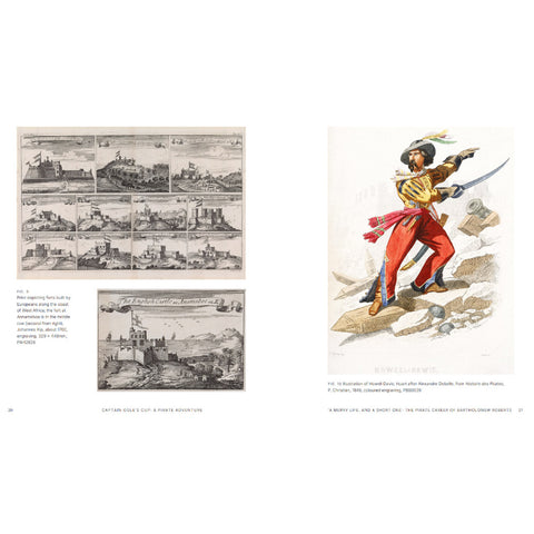 Illustrated pages from Captain Ogle's Cup.