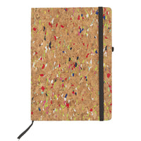 Multicoloured Cork A5 Notebook