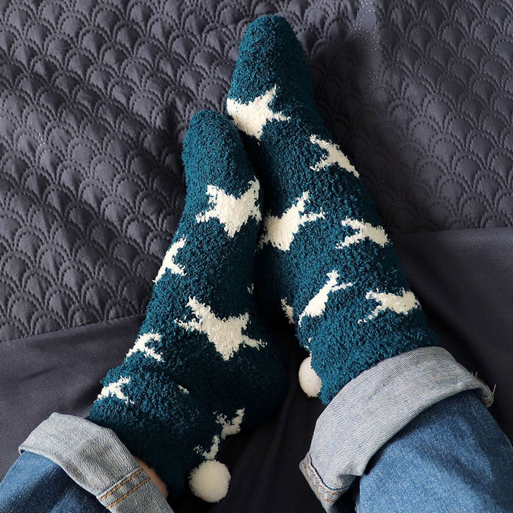 Pack of 2 Pairs of Cosy Star Socks - 