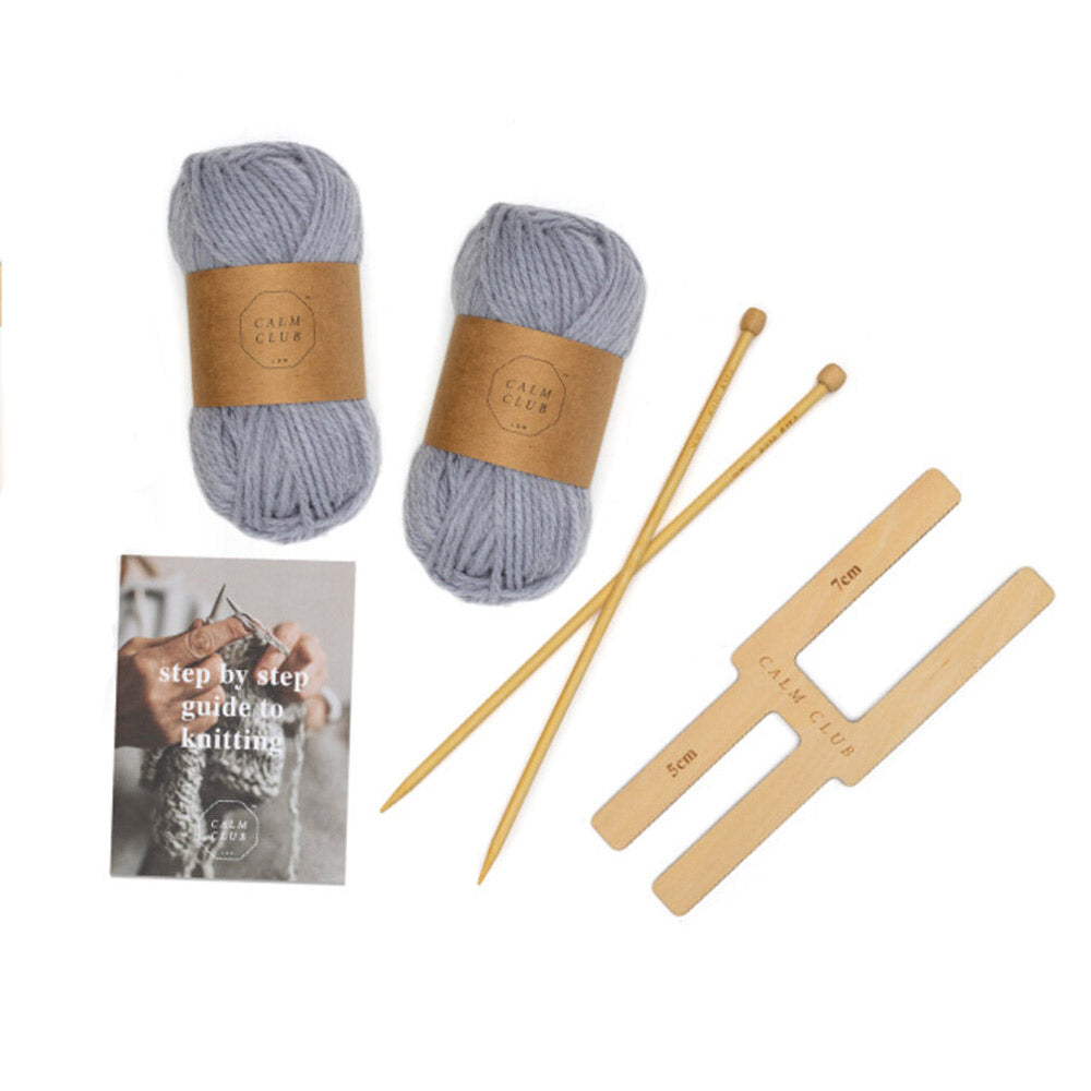 Cosy Knit Bobble Hat Knitting Kit - 