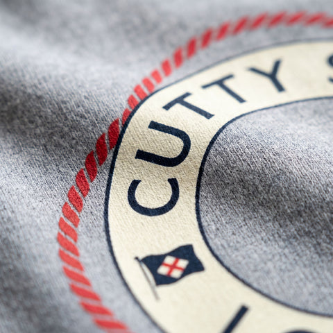 cutty sark life ring sweatshirt print detail