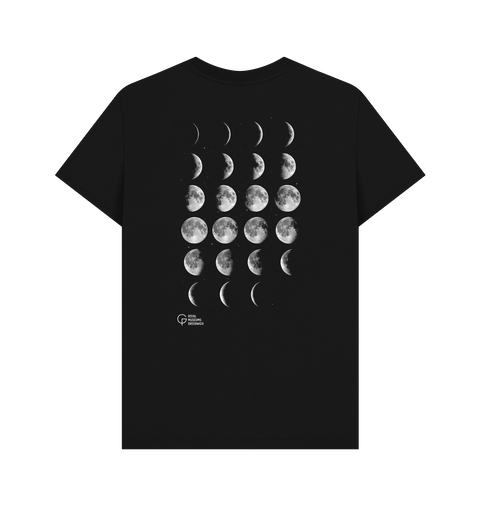 Black Printed T-shirt Back