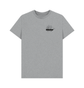 Athletic Grey Printed T-shirt Front