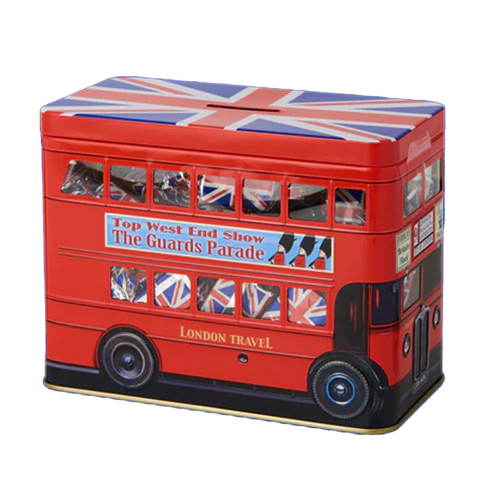 Union Jack Bus Tin with Fudge - 