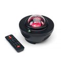 Black decorative light with a remote control 