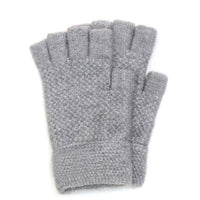 Grey Fingerless Gloves