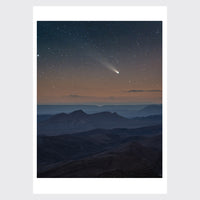 Astronomy Photographer of the Year 2023 C/2021 A1 (Leonard) in Sky of Israel A3 Print
