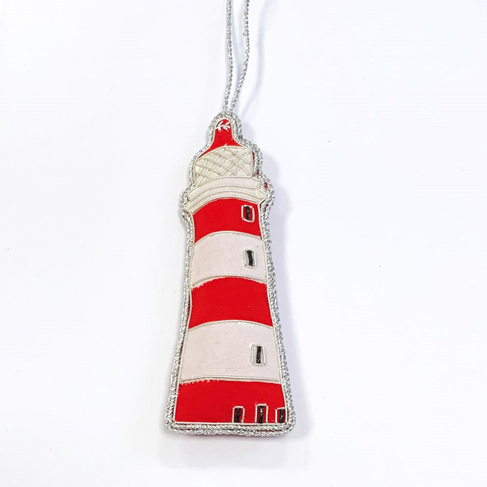 Embroidered Lighthouse decoration