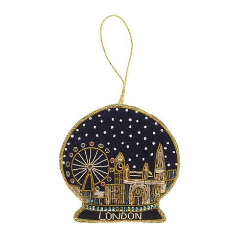 London Skyline Snow Globe Decoration