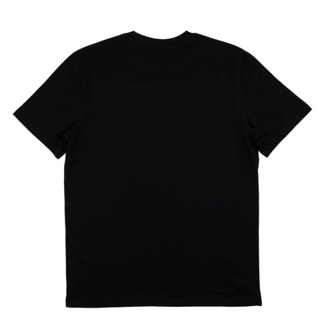 back of a black t-shirt