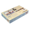 Jigsaw puzzle box with images and text on it