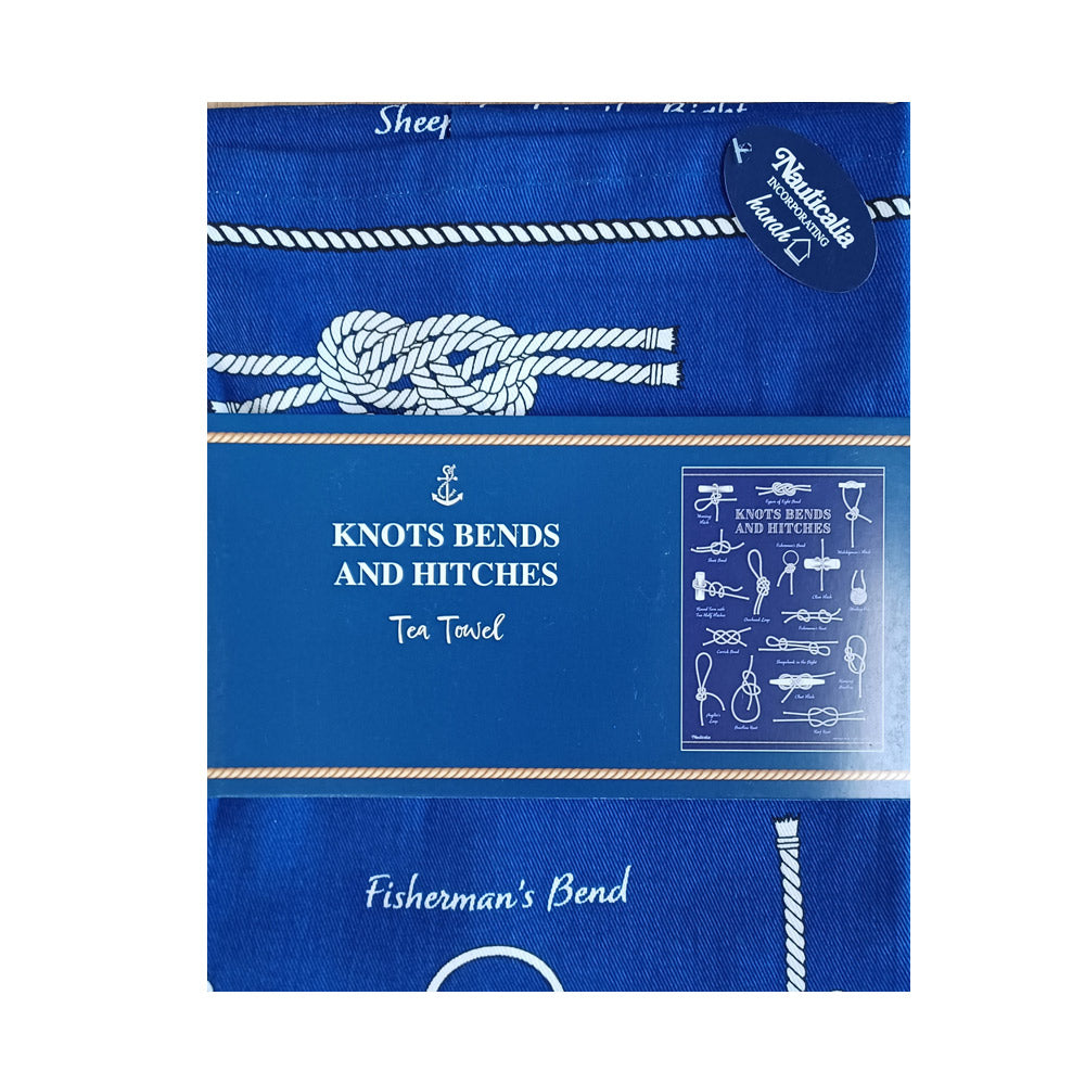 Nautical Knots Bends and Hitches Tea Towel - 