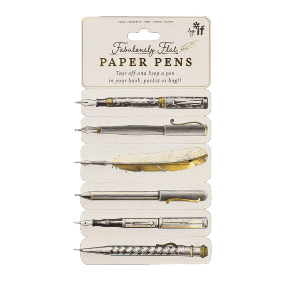 Flat Paper Pens - 