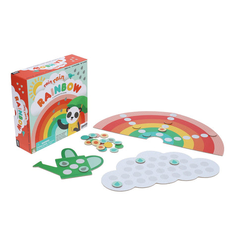 Rain Rain Rainbow Game pieces