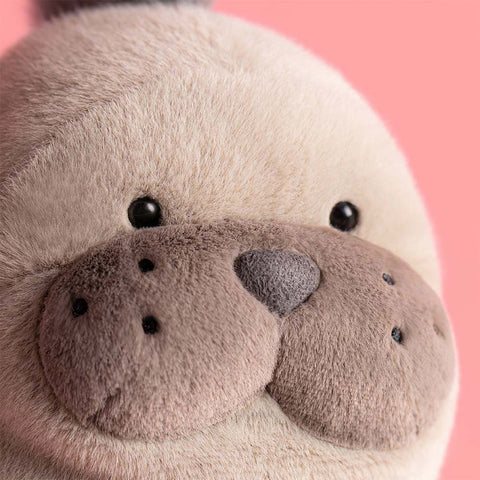 Close-up of a plush toy