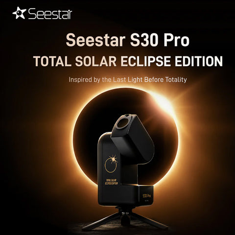 Seestar S3 Pro Solar Eclipse Edition inspired by the last light before totality