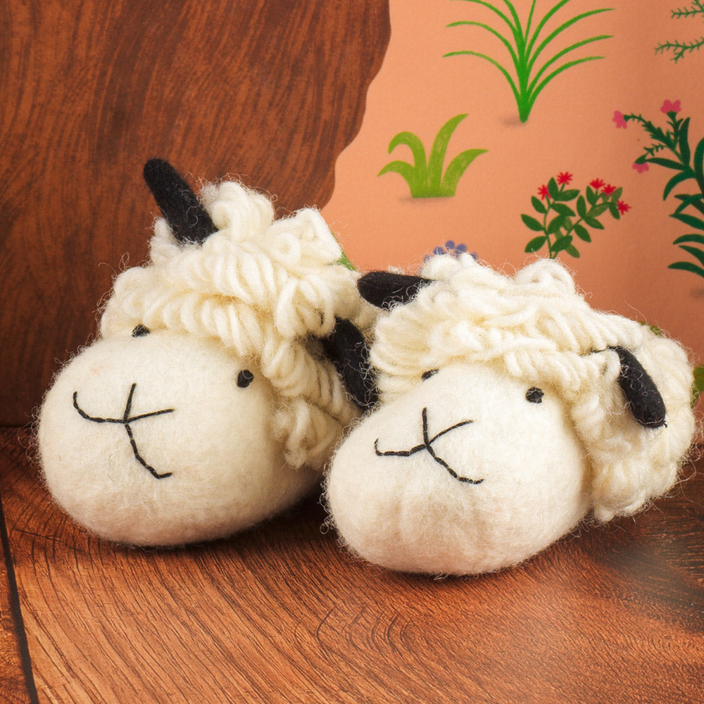 Baby Sheep Booties - 