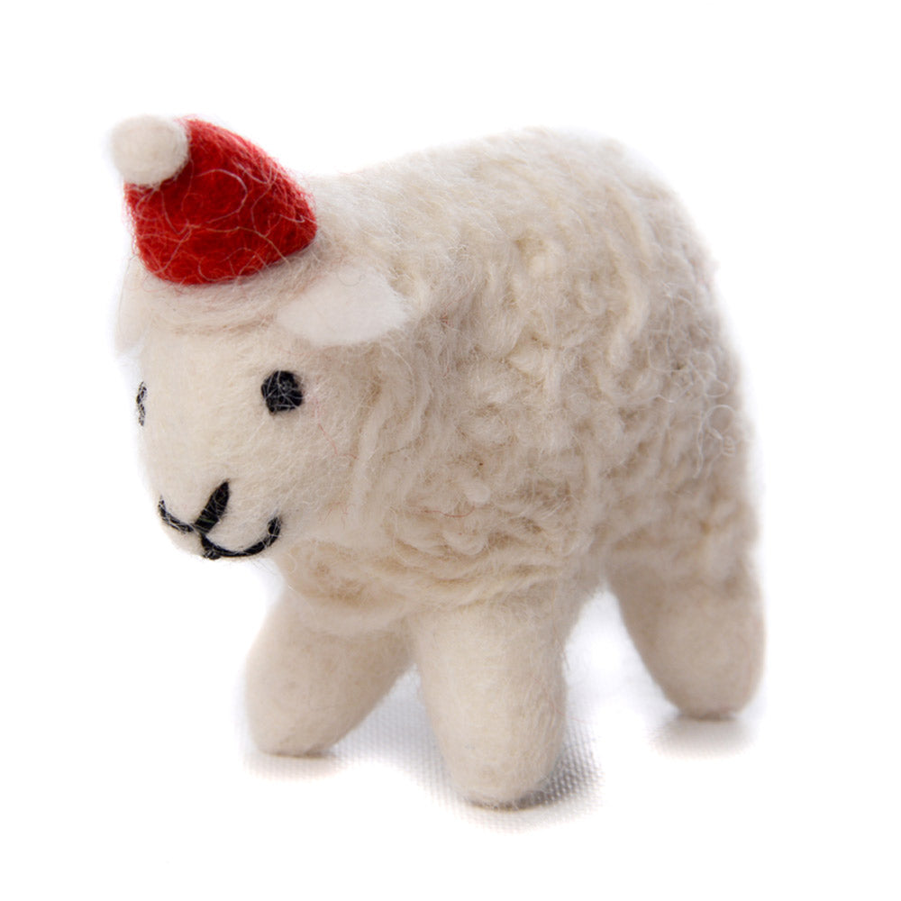 Sheep with Hat Decoration - 