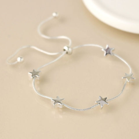 Silver Stars Bracelet