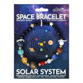 Space bracelet packaging with solar system design and 'edu-sa' branding