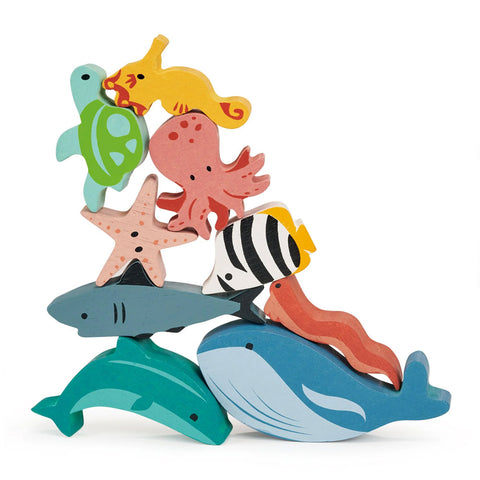 Happy Stacking Ocean Wood Toy – Royal Museums Greenwich Shop