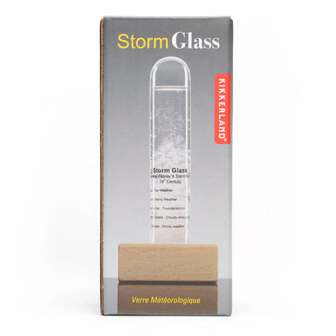 Storm Glass packaging