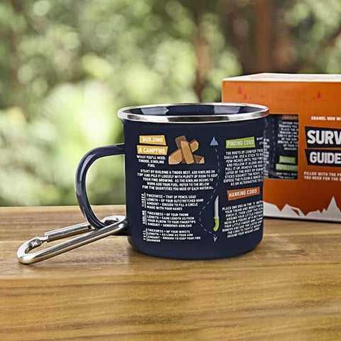 Survival Guide Mug with Carabiner