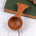 wood tea scoop