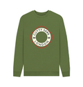 Khaki Printed Cutty Sark Life Ring Sweater Front