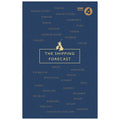 Book cover of 'The Shipping Forecast' with a blue background and white text.