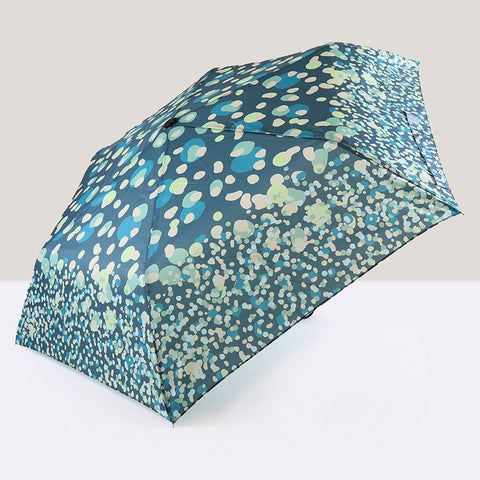 Blue Patterned Umbrella