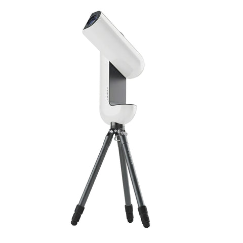 White vaonis vespaera 3 smart telescope on a tripod