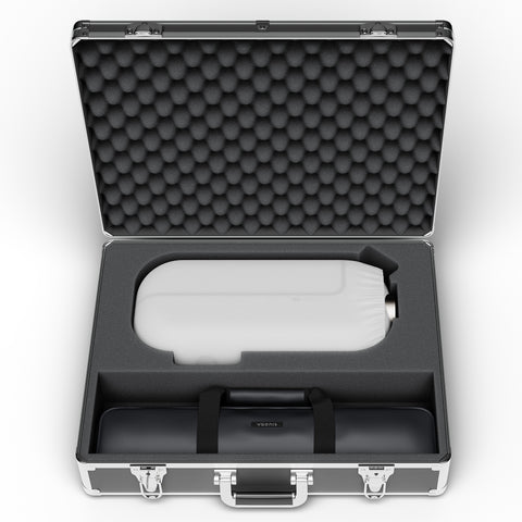 Telescope parts in carry case